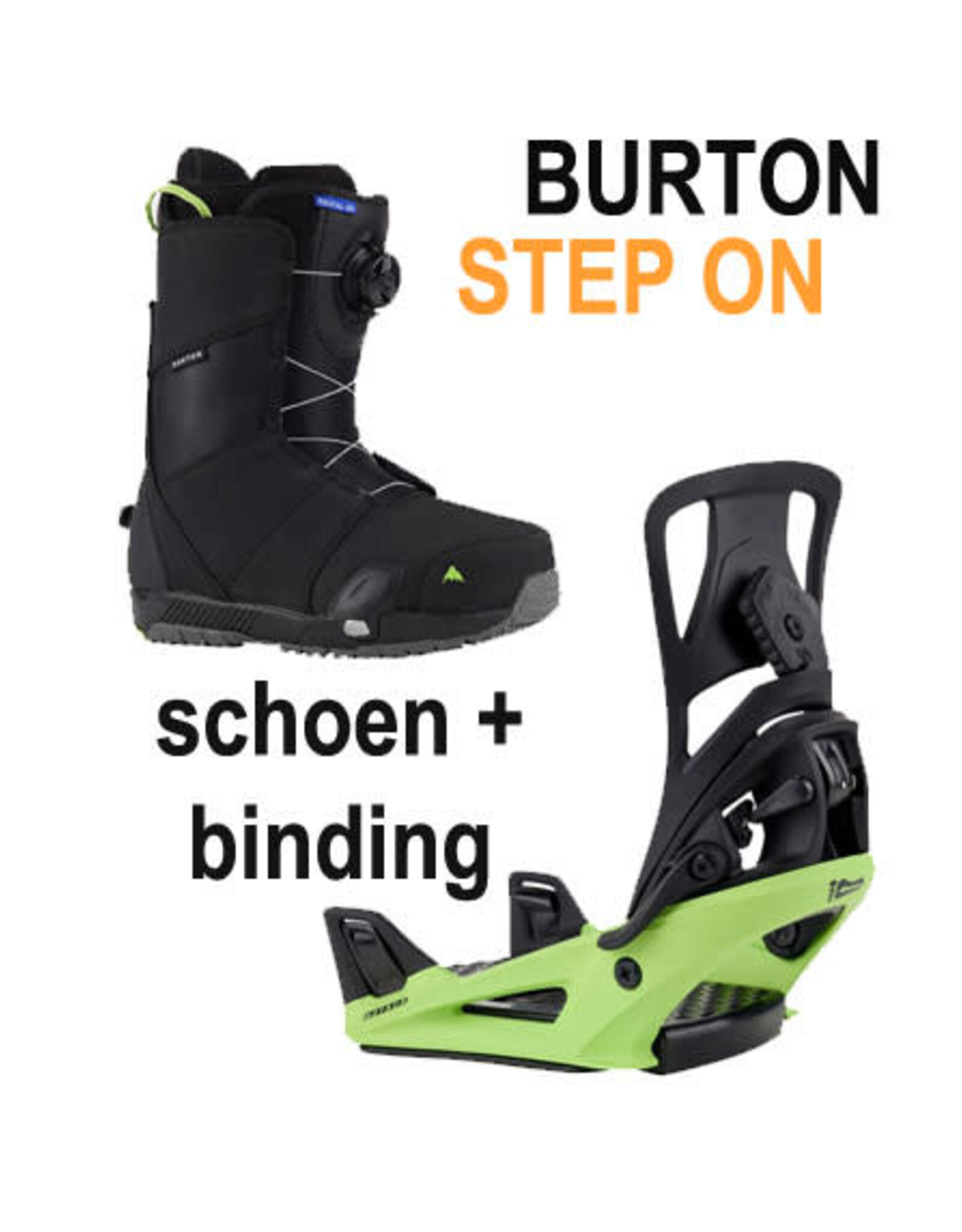 BURTON Snowboardschoenen BURTON STEP ON + Binding - MEN 42 (mondo 27)