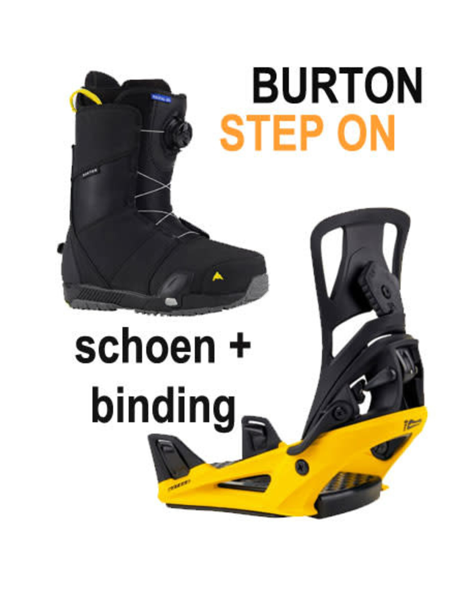 BURTON Snowboardschoenen BURTON STEP ON + Binding - MEN 41 (mondo 26)