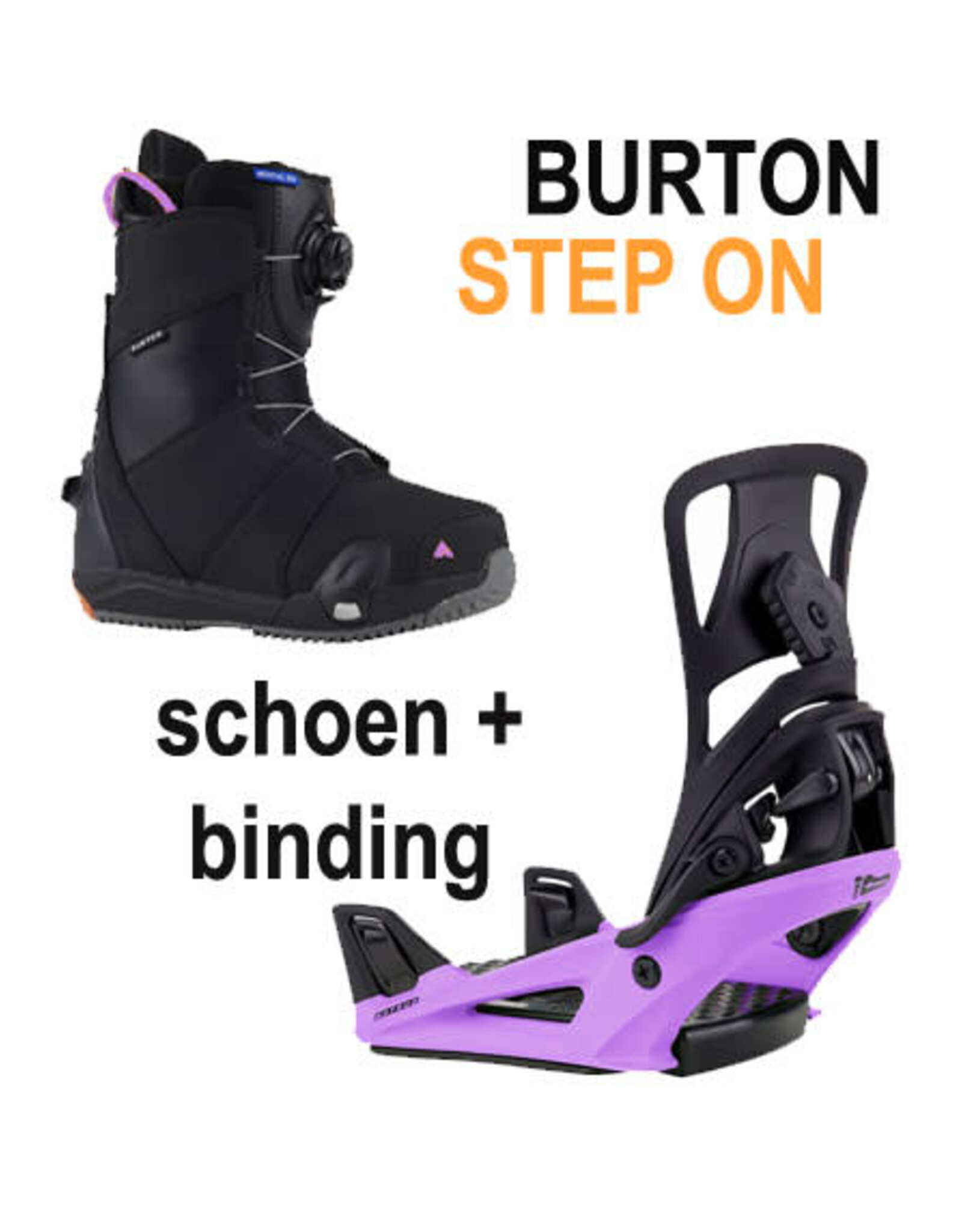 BURTON Snowboardschoenen BURTON STEP ON + Binding - WOMEN 41 (mondo 26)