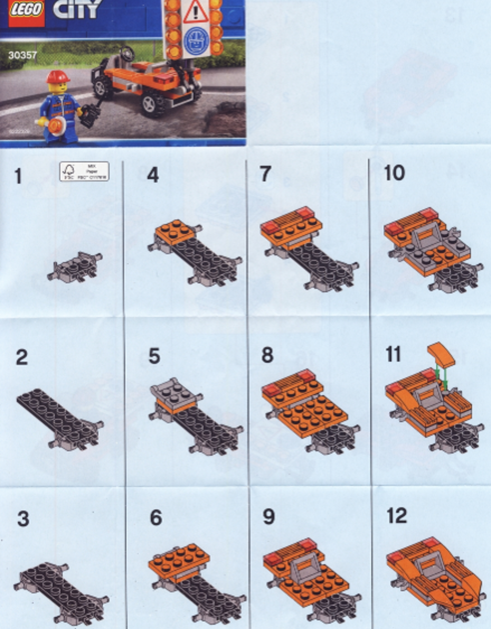 LEGO LEGO 30357  Road Worker polybag CITY