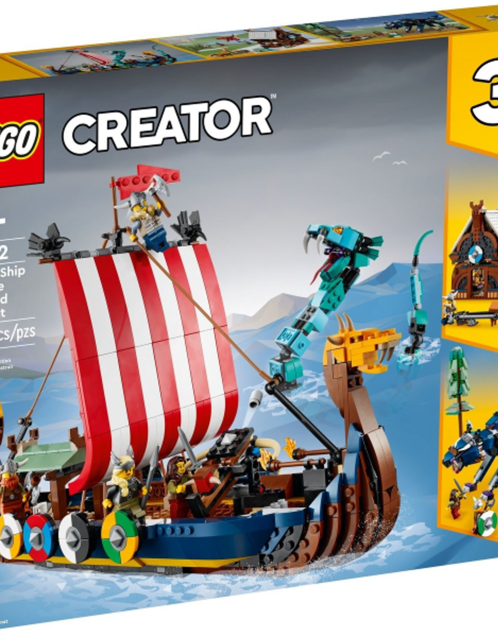 LEGO LEGO 31132 Viking Ship and the Midgard Serpent CREATOR