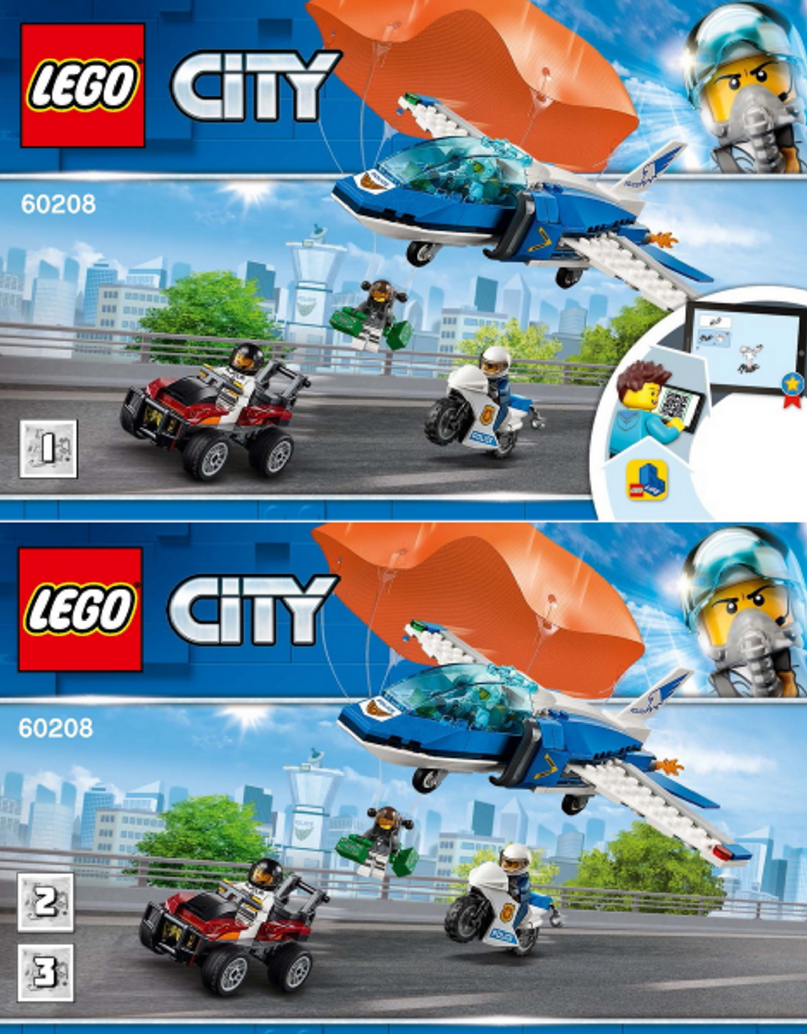 LEGO LEGO 60208 Sky Police Parachute Arrest CITY