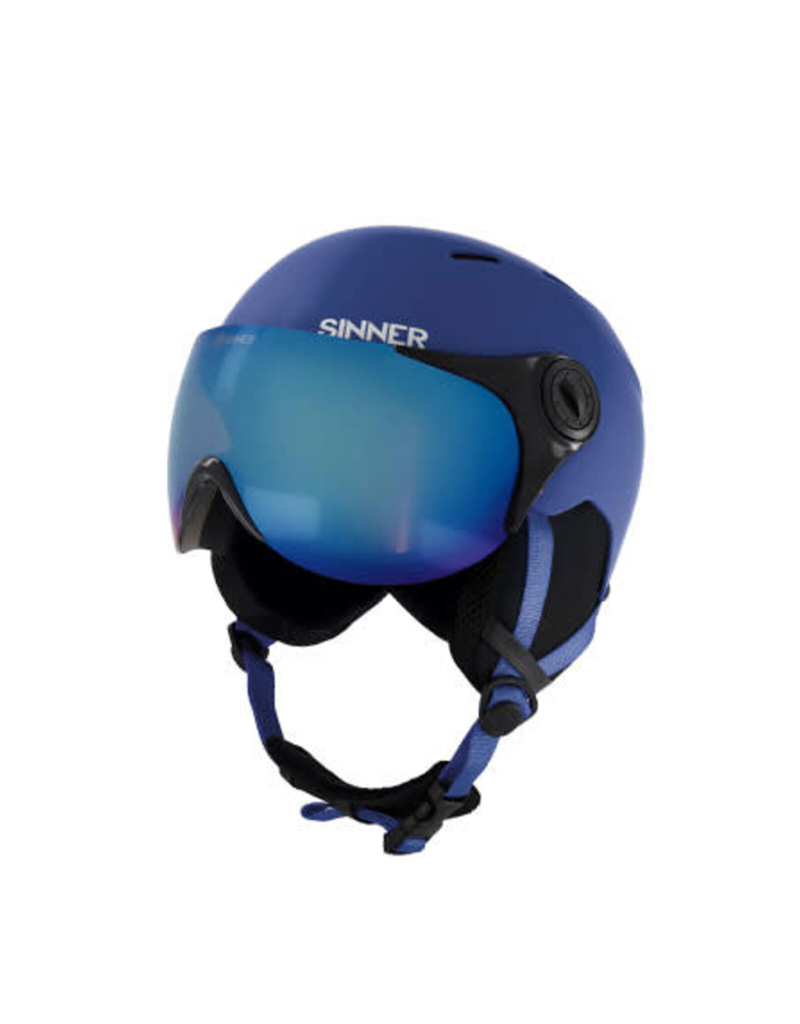 SINNER Helm Sinner Typhoon Visor Navy Blu Mr