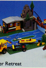 LEGO LEGO 6552 Rocky River Retreat SYSTEM, Zonder Doos, Met Boekje