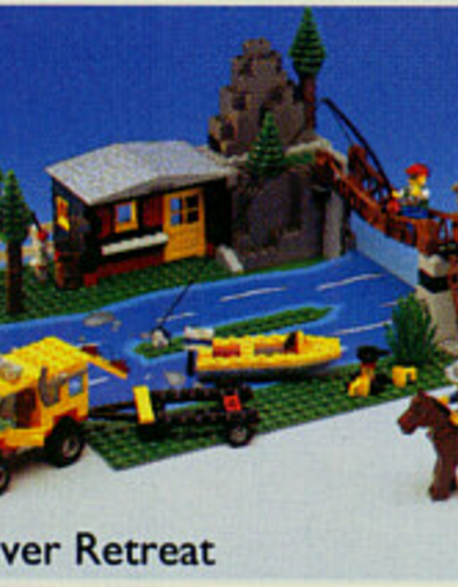 LEGO LEGO 6552 Rocky River Retreat SYSTEM, Zonder Doos, Met Boekje