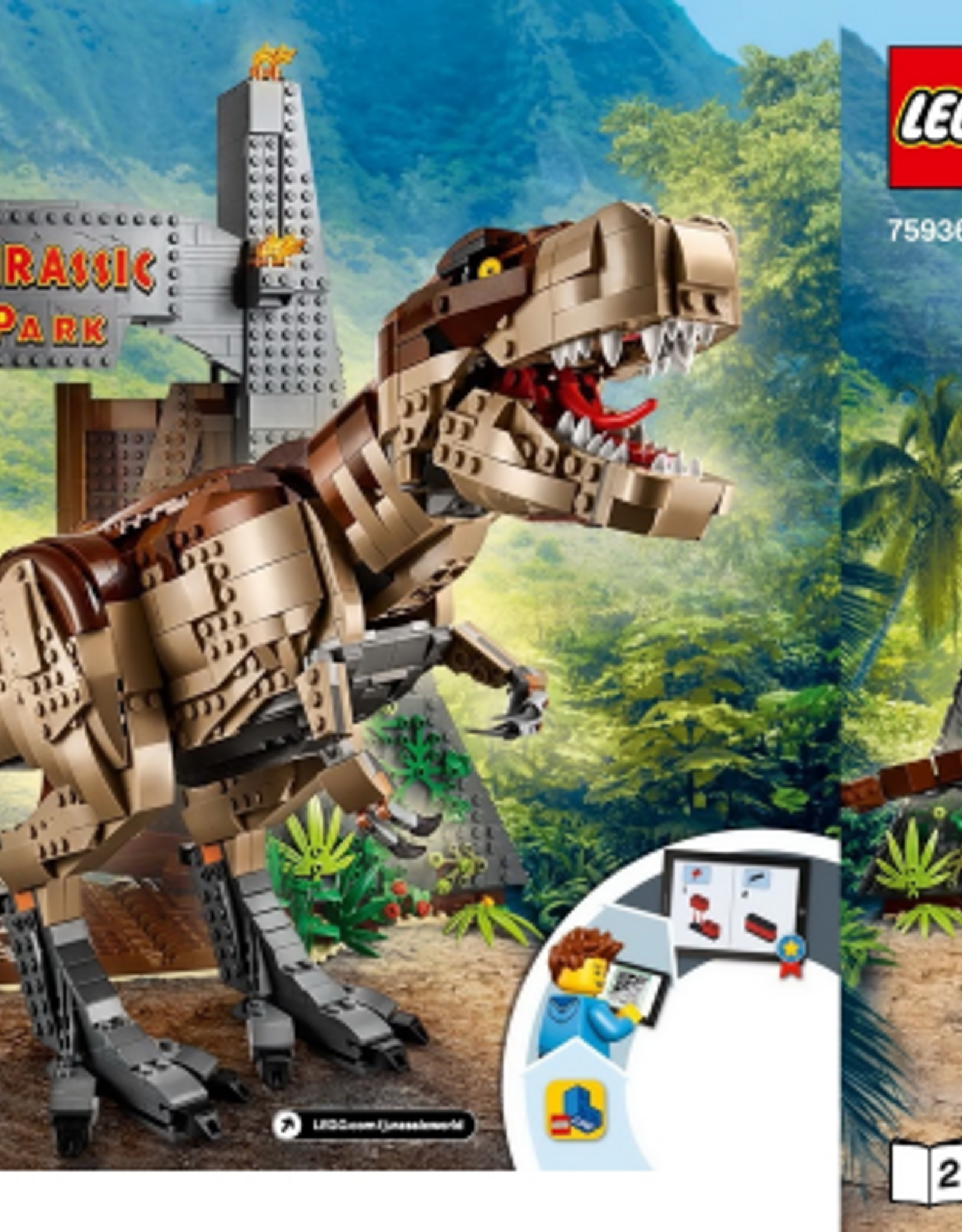 LEGO LEGO 75936 Jurassic Park: T. rex Rampage JURASSIC WORLD