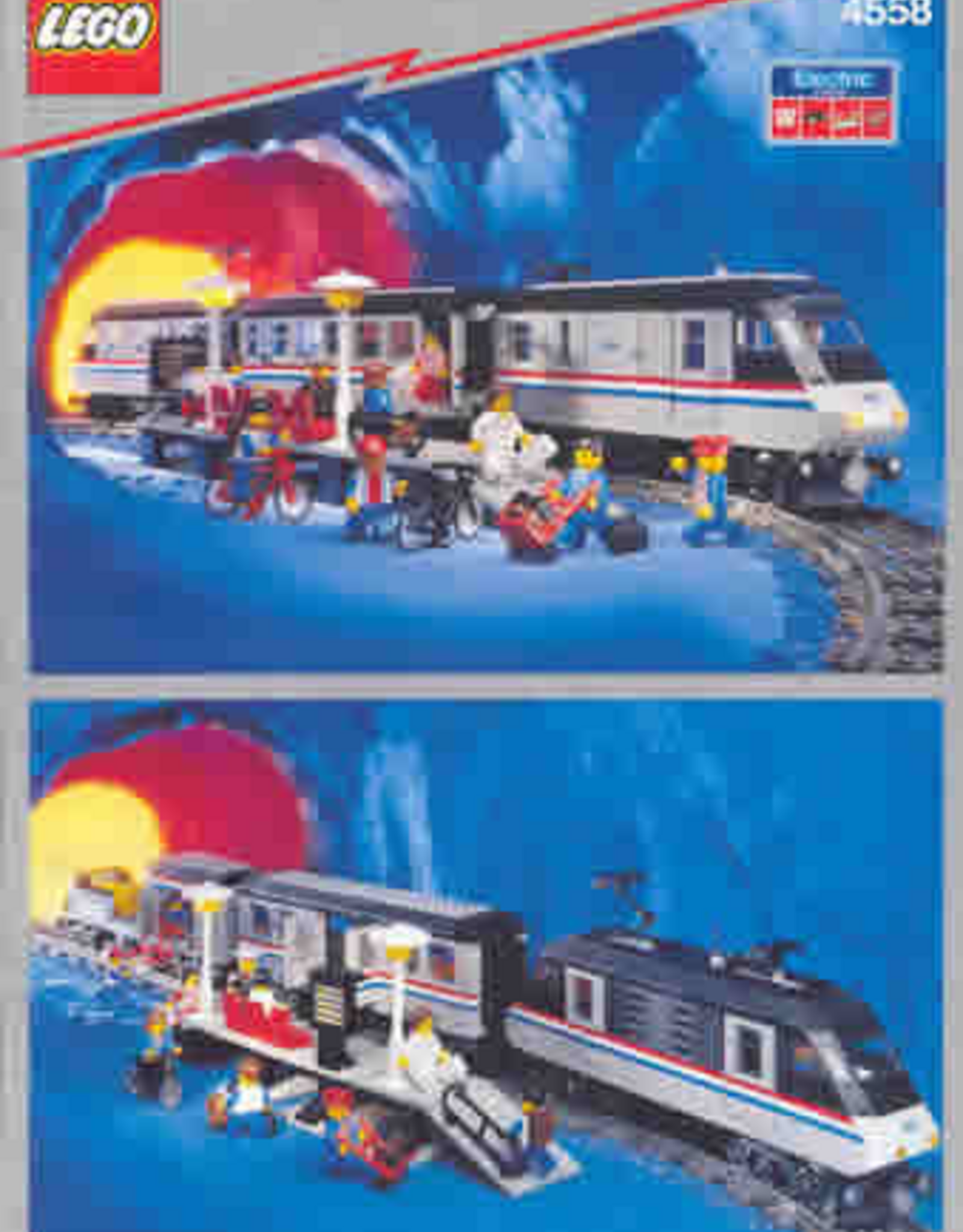 LEGO LEGO 4558 Metroliner, zonder Doos, Met Boekje
