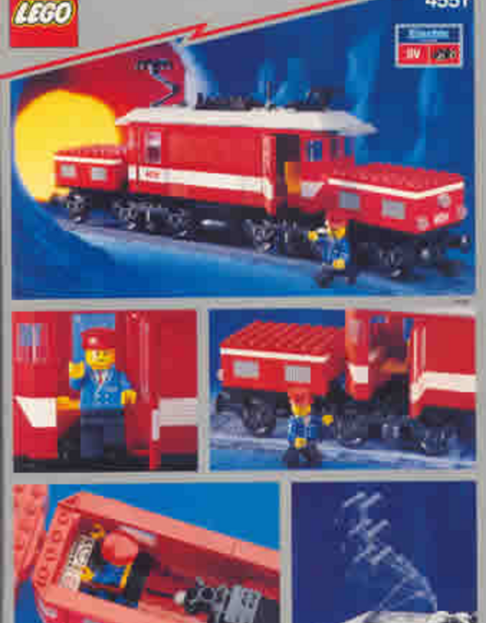 LEGO LEGO 4551 Crocodile Locomotive, zonder Doos, Met Boekje