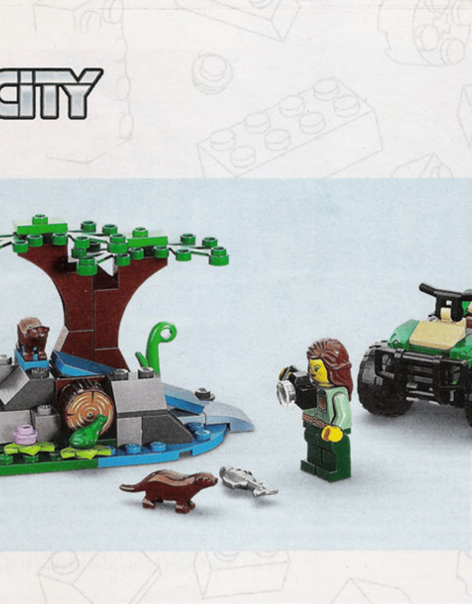 LEGO LEGO 60394 ATV and Otter Habitat CITY