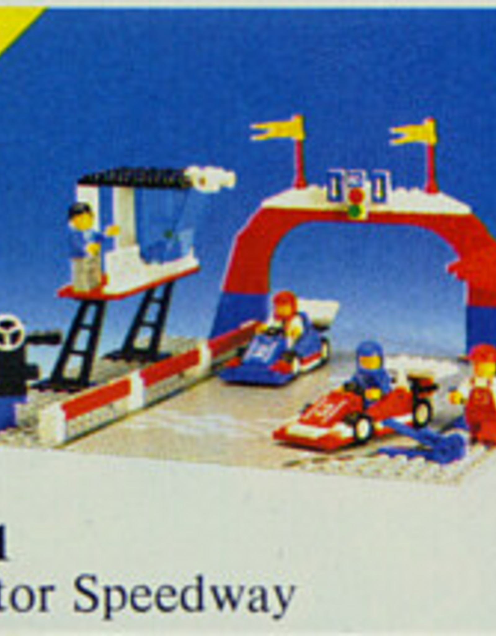 LEGO LEGO 6381 Motor Speedway, zonder Doos, Met Boekje