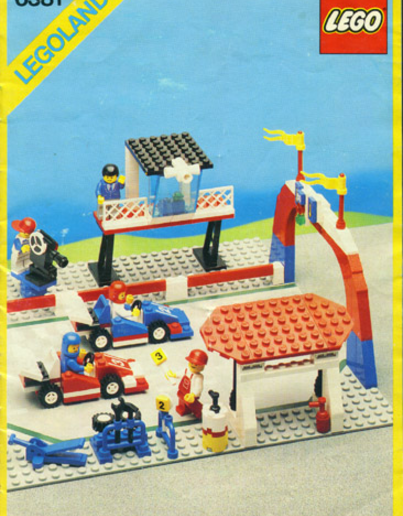 LEGO LEGO 6381 Motor Speedway, zonder Doos, Met Boekje