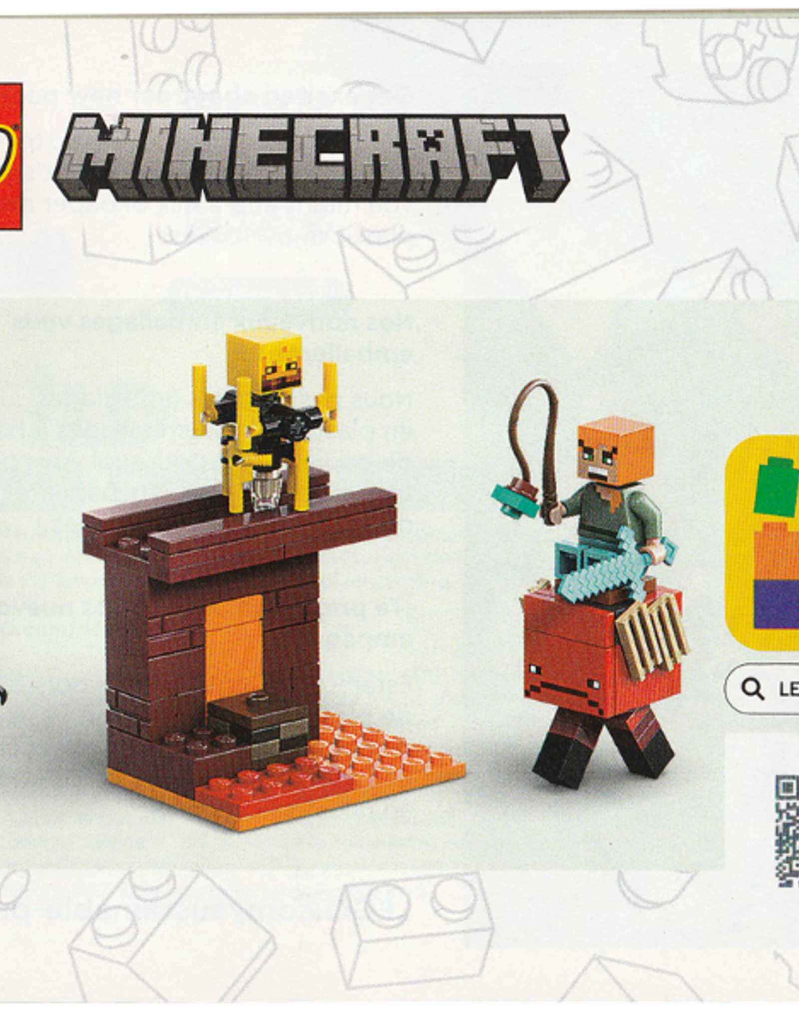 LEGO LEGO 21266 The Nether Lava Battle MINECRAFT