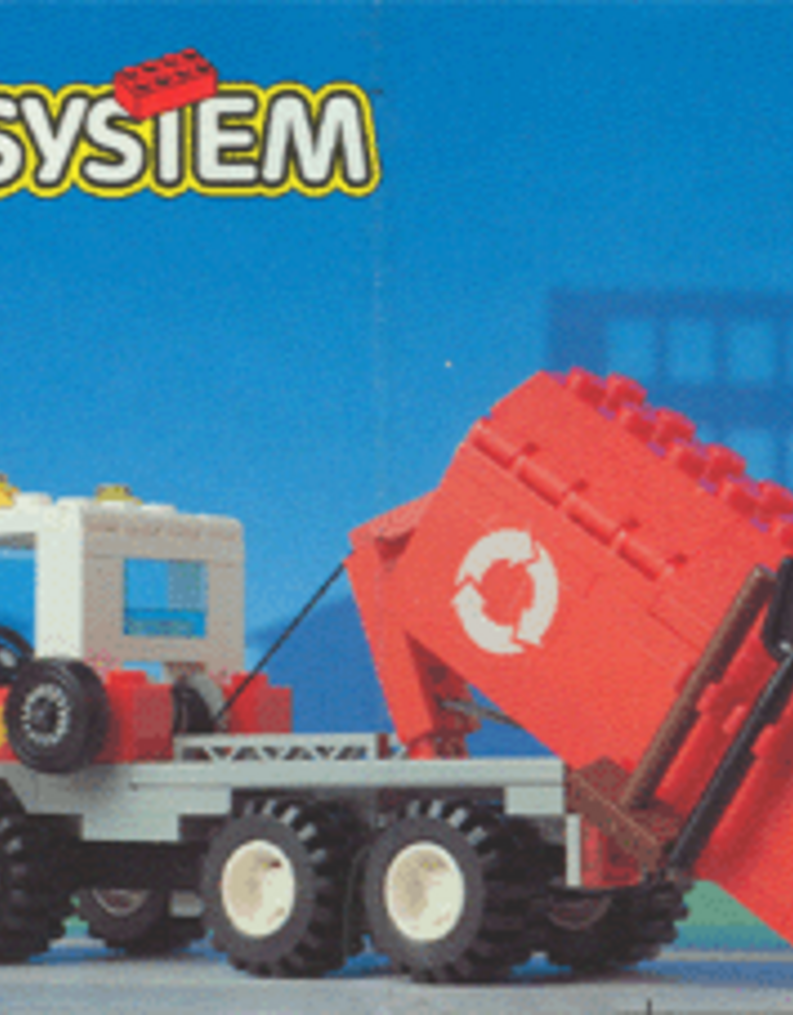 LEGO Lego 6668 Recycle Truck, Zonder doos met Boekje Gebruikt