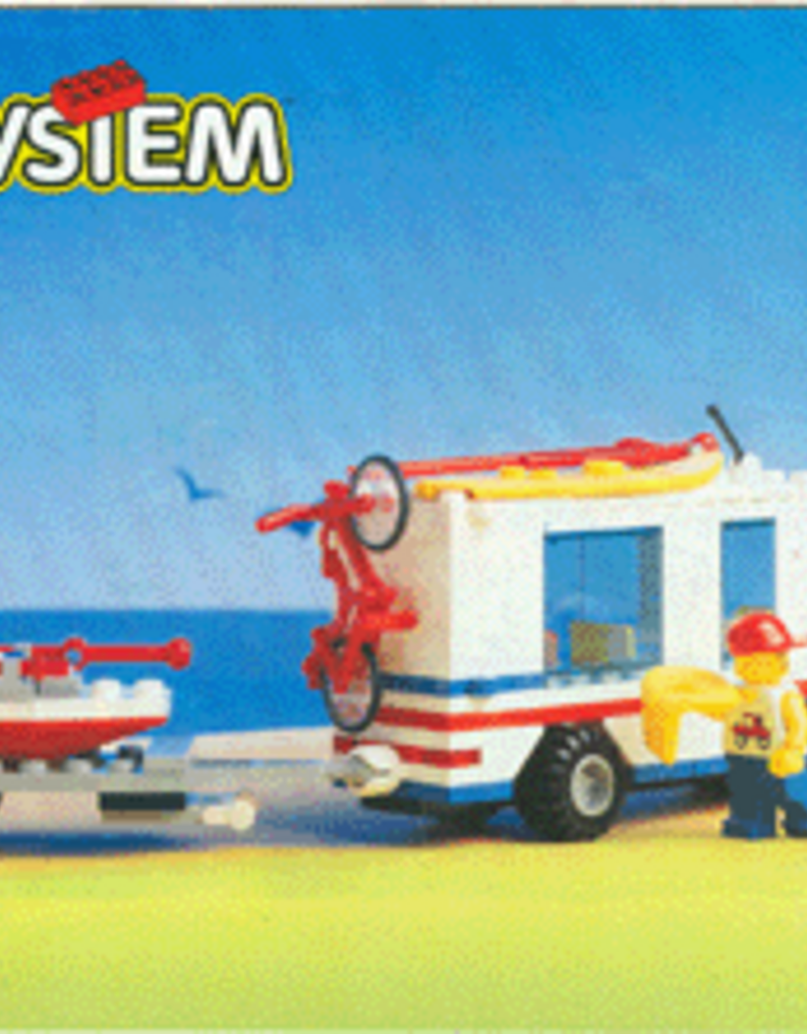LEGO Lego 6351 Surf N' Sail Camper, Zonder doos met Boekje Gebruikt