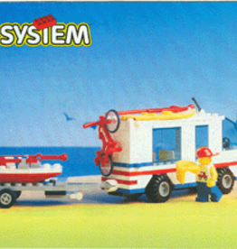 LEGO 6351 Surf N' Sail Camper, Zonder doos met Boekje Gebruikt