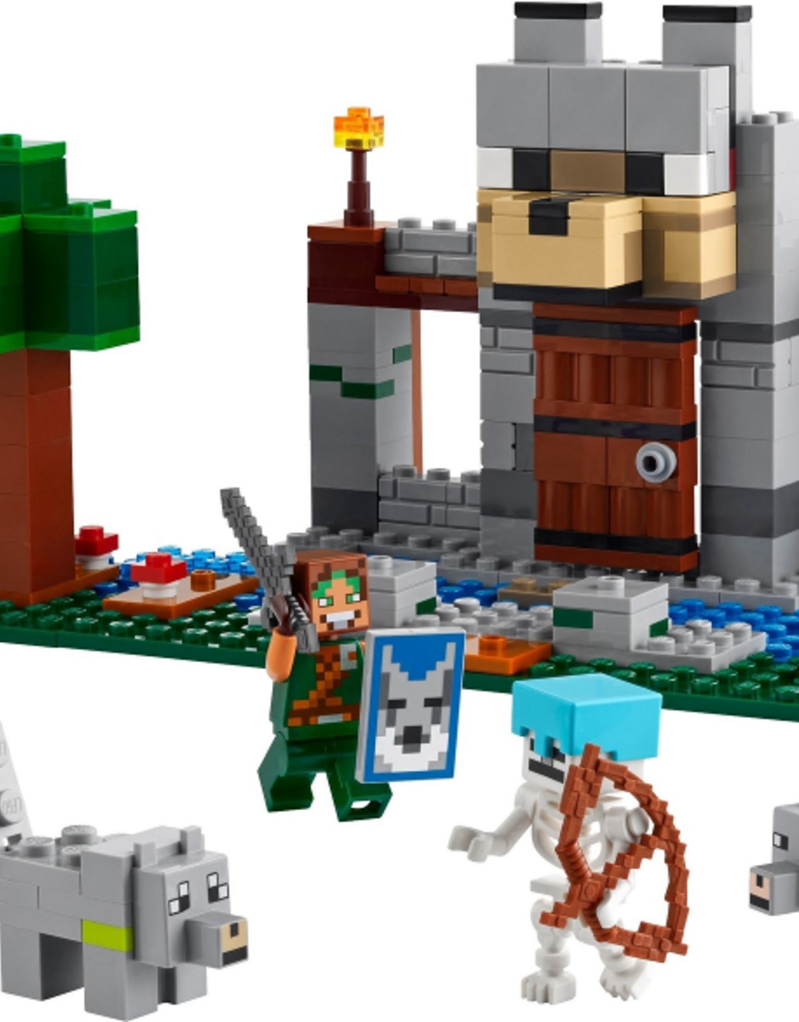 LEGO LEGO 21261 The Wolf Stronghold MINECRAFT