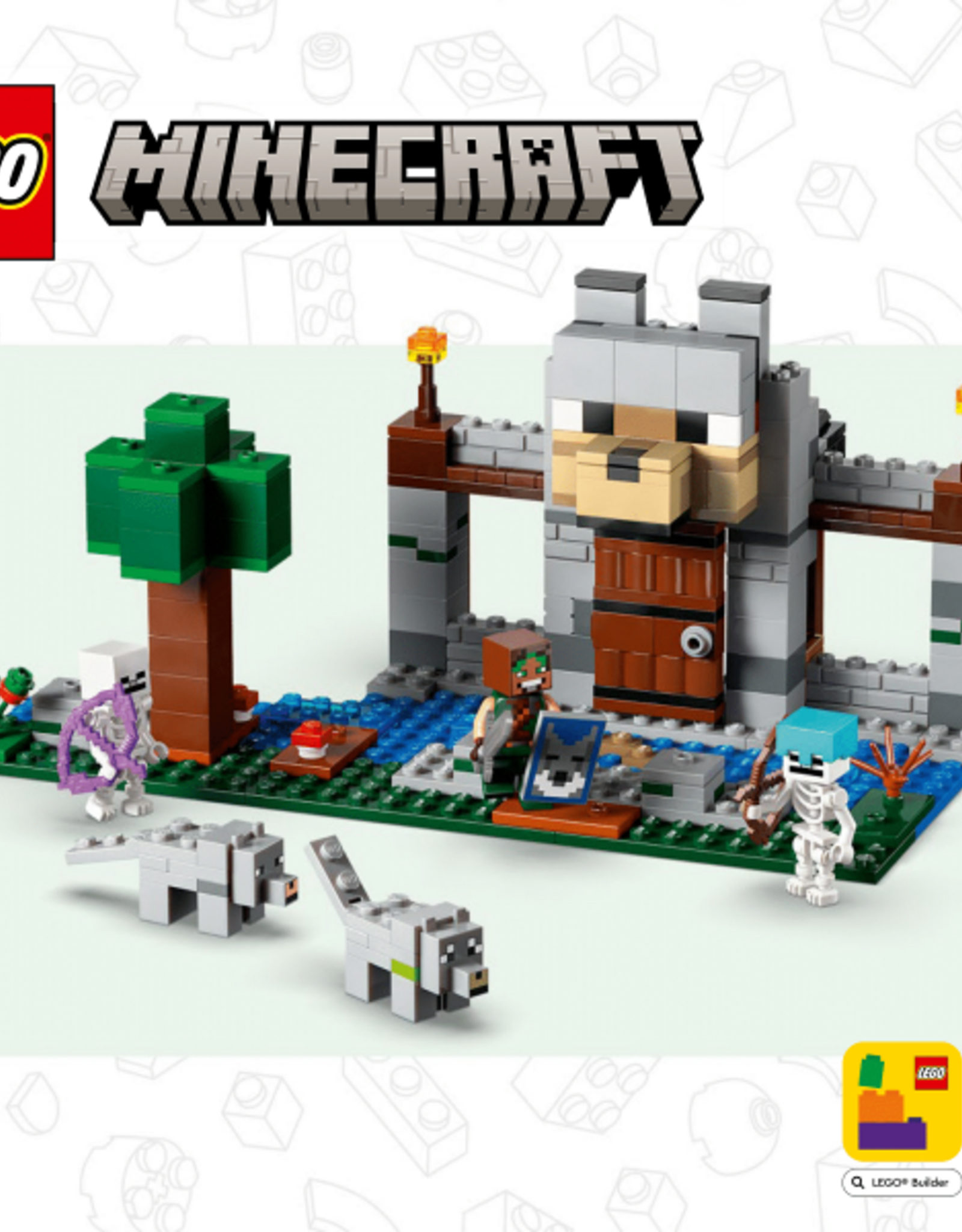 LEGO LEGO 21261 The Wolf Stronghold MINECRAFT