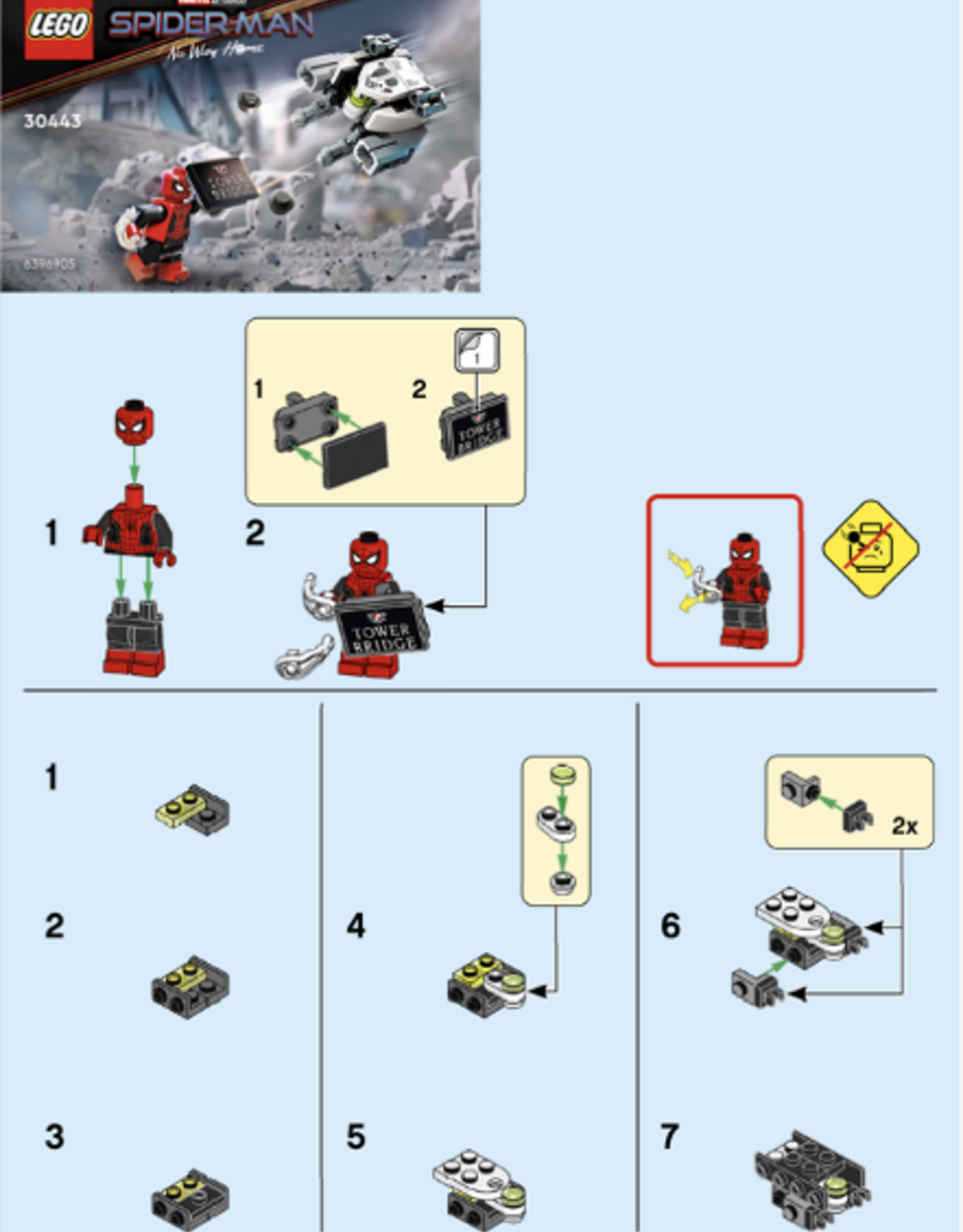 LEGO LEGO 30443 Spider-Man Bridge Battle polybag Super heroes Gebruikt