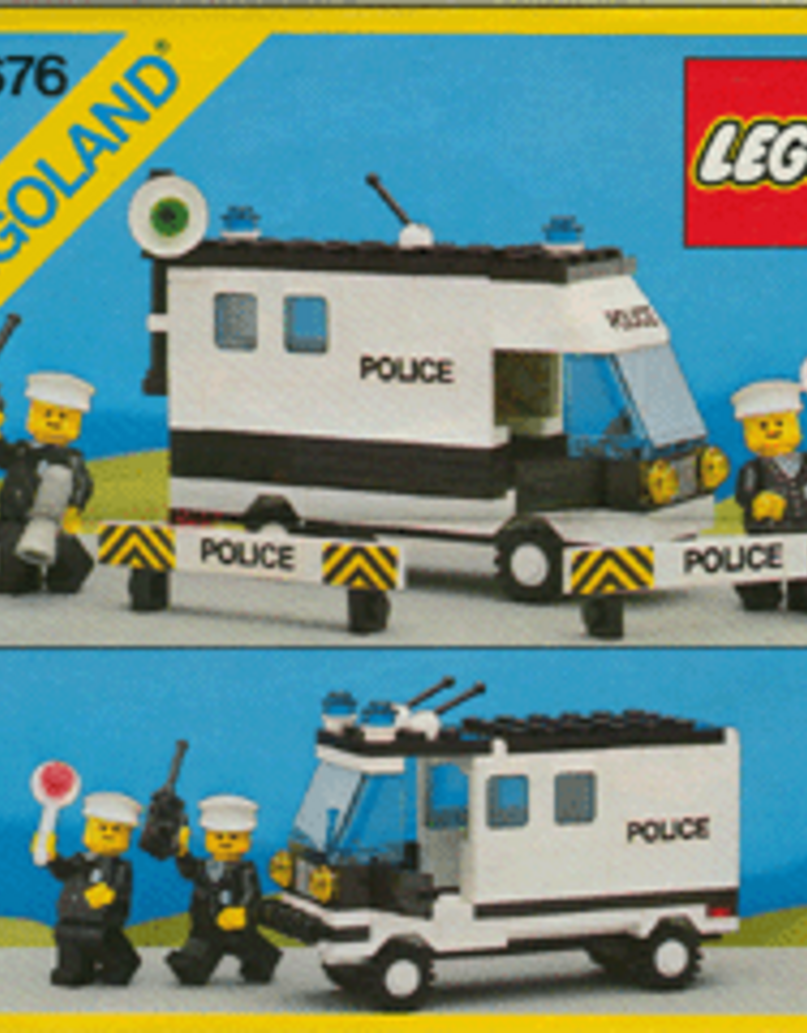 LEGO LEGO 6676 Mobile Command Unit LEGOLAND Zonder doos Met Boekje Gebruikt