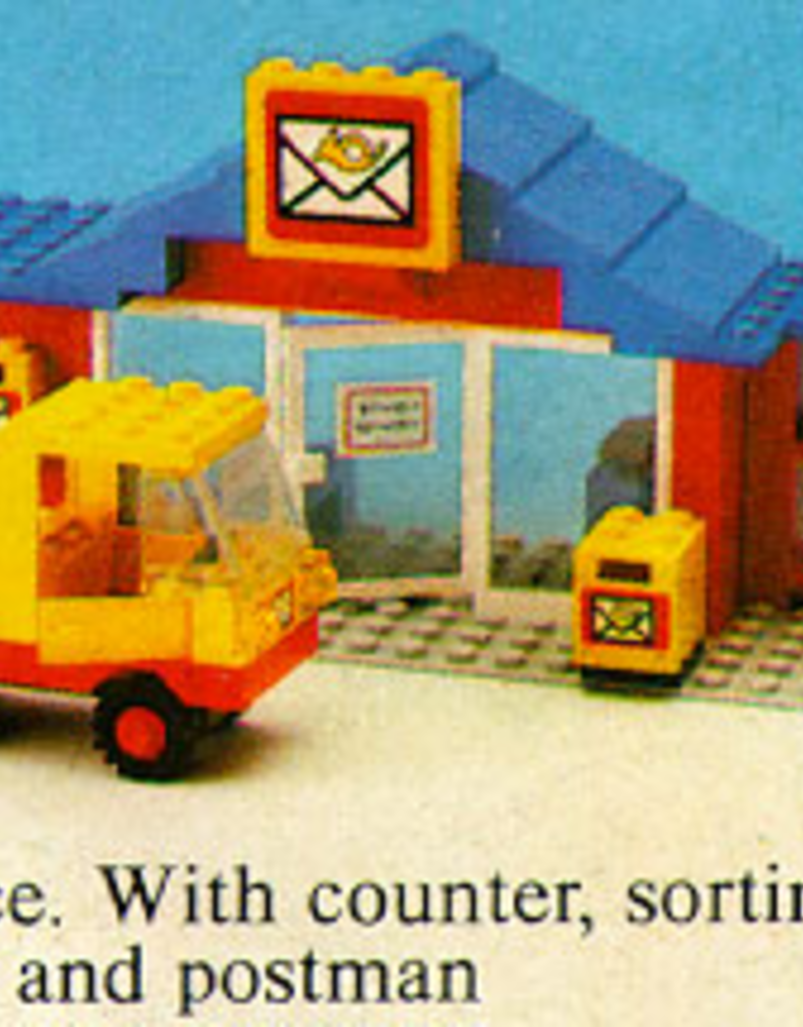 LEGO LEGO 6362 Post Office LEGOLAND Zonder doos Met Boekje Gebruikt