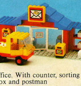 LEGO 6362 Post Office LEGOLAND Zonder doos Met Boekje Gebruikt