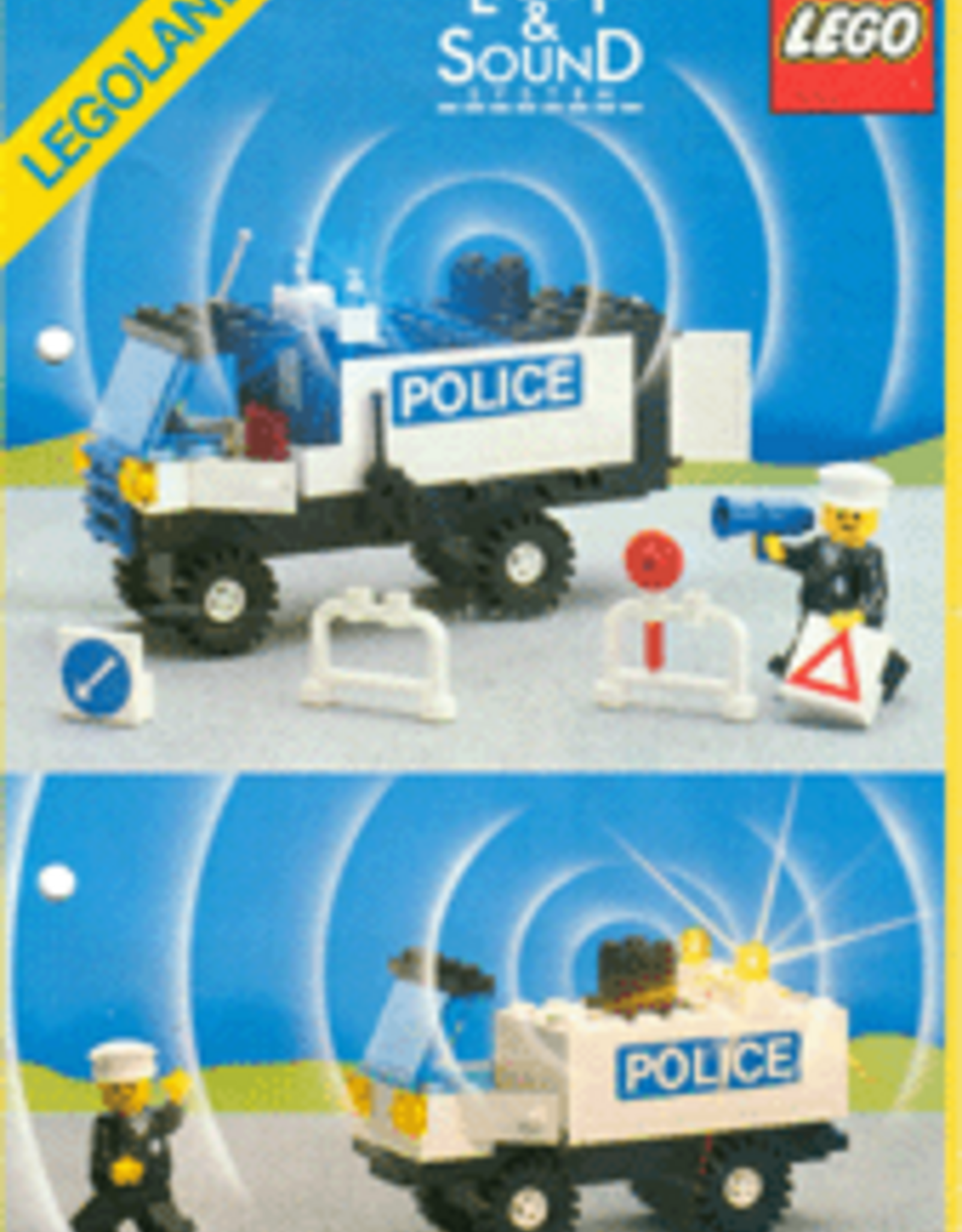 LEGO LEGO 6450 Mobile Police Truck LEGOLAND Zonder doos Met Boekje Gebruikt