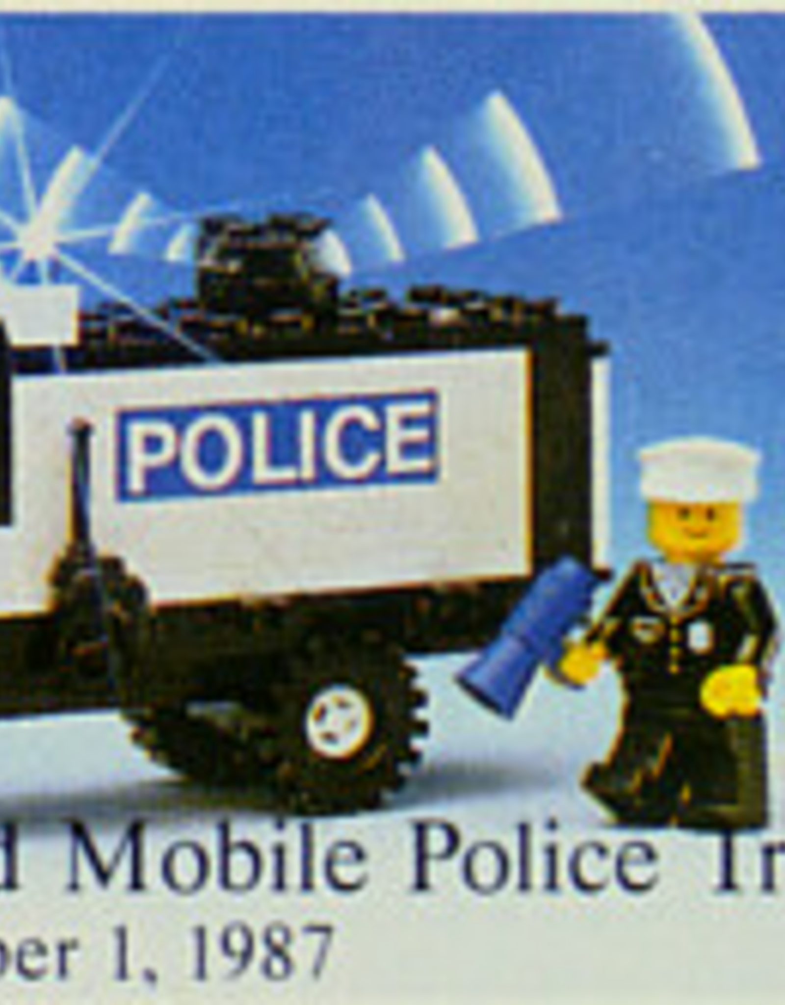 LEGO LEGO 6450 Mobile Police Truck LEGOLAND Zonder doos Met Boekje Gebruikt