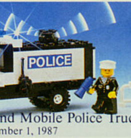 LEGO 6450 Mobile Police Truck LEGOLAND Zonder doos Met Boekje Gebruikt