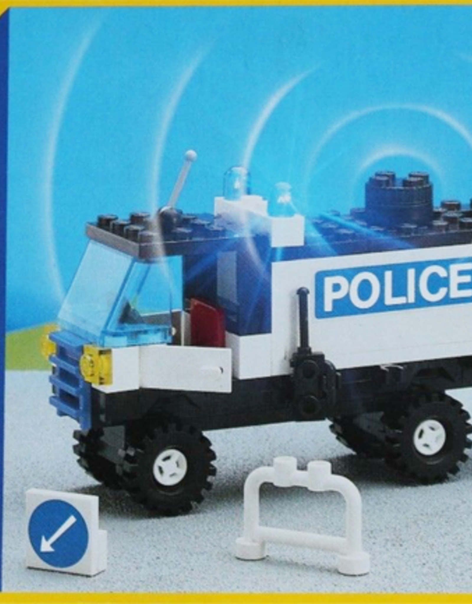 LEGO LEGO 6450 Mobile Police Truck LEGOLAND Zonder doos Met Boekje Gebruikt