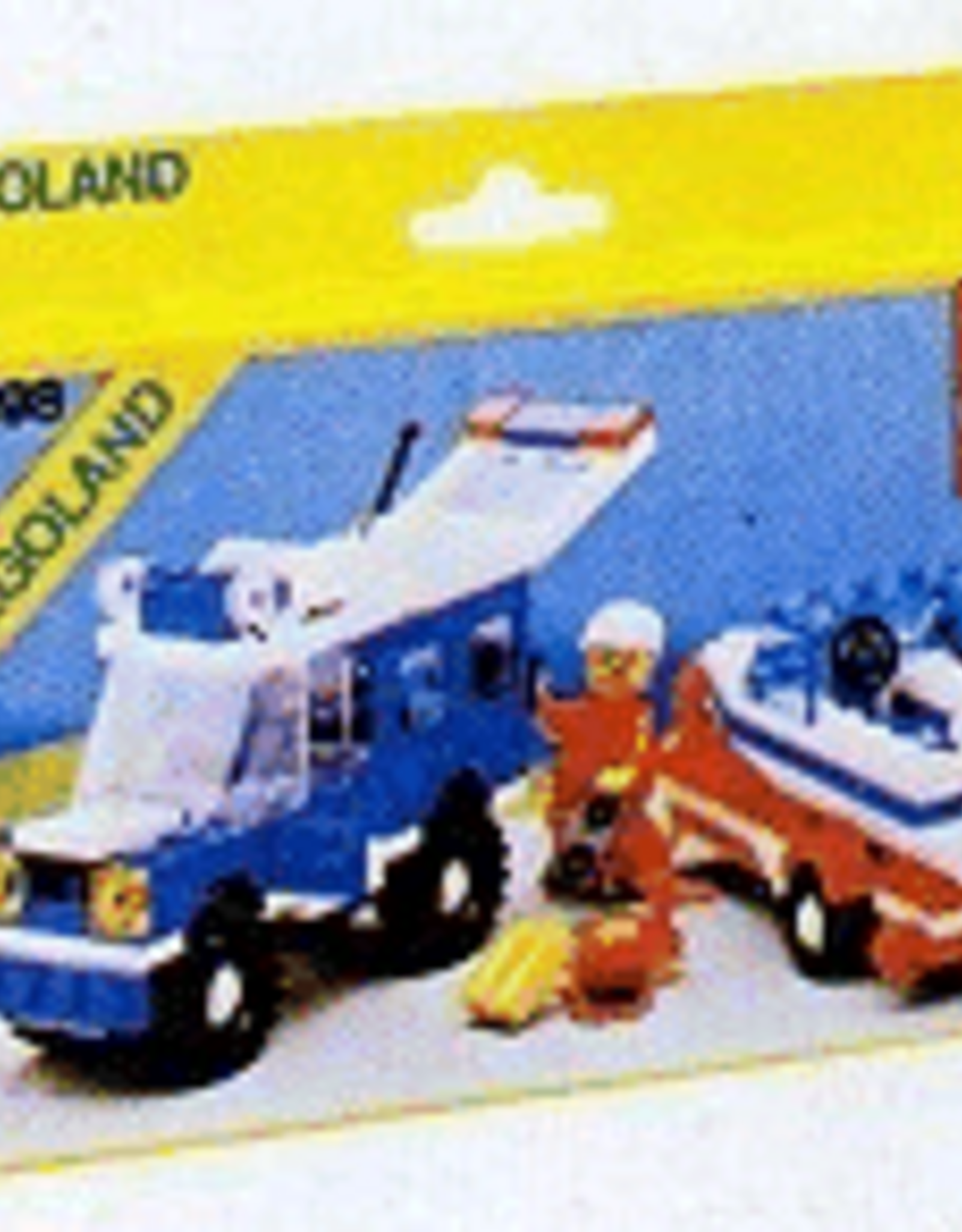 LEGO LEGO 6698 RV with Speedboat LEGOLAND Zonder doos Met Boekje Gebruikt