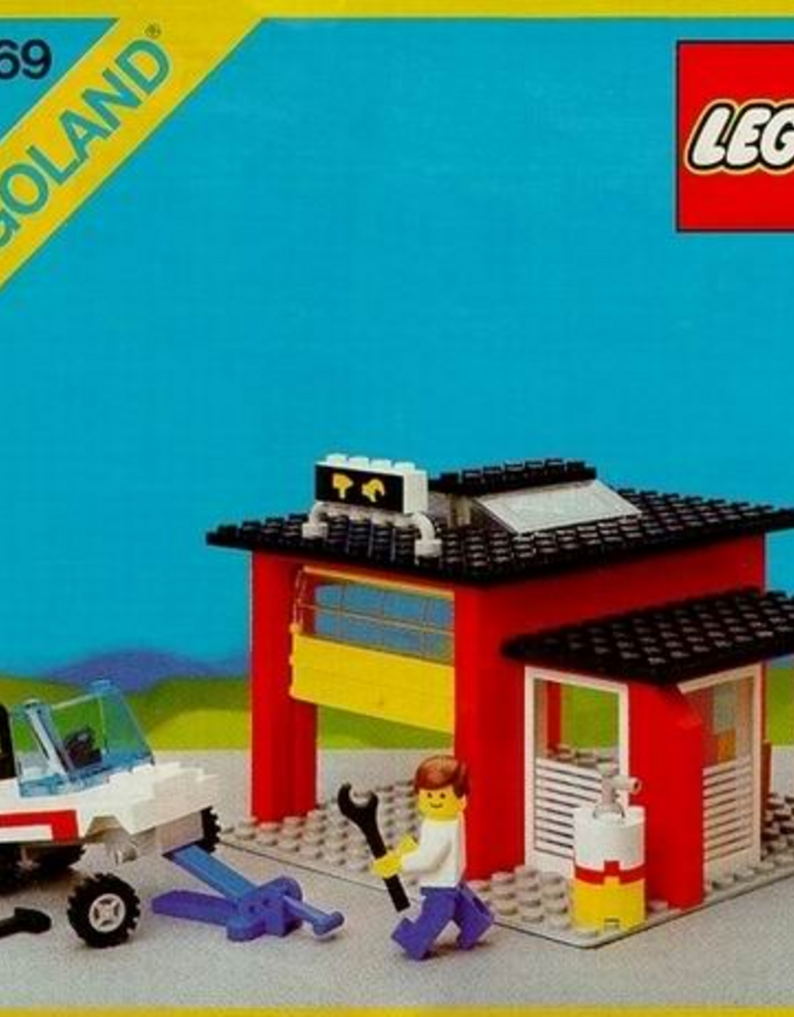LEGO LEGO 6369 Garage LEGOLAND Zonder doos Met Boekje Gebruikt