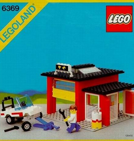 LEGO 6369 Garage LEGOLAND Zonder doos Met Boekje Gebruikt