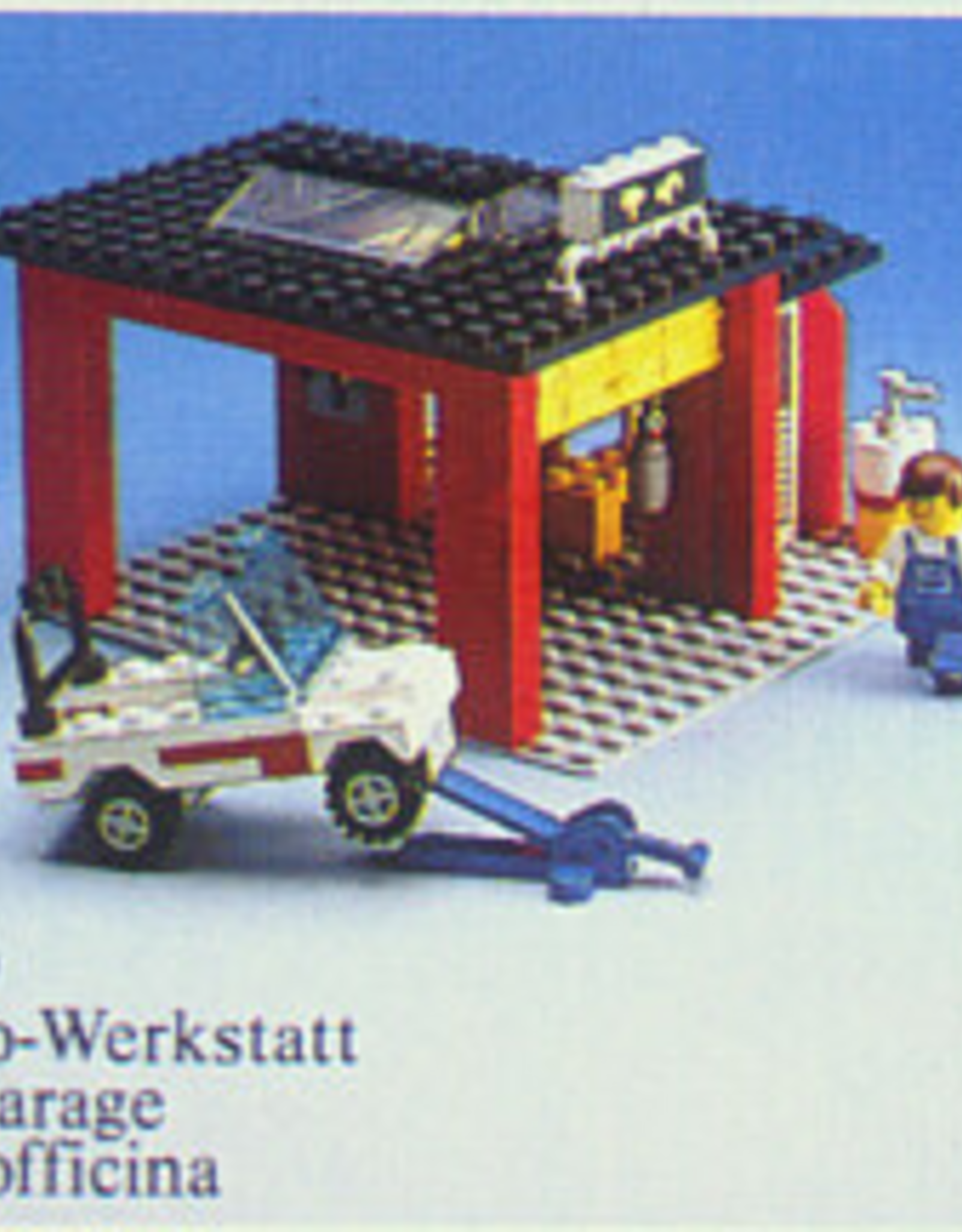 LEGO LEGO 6369 Garage LEGOLAND Zonder doos Met Boekje Gebruikt