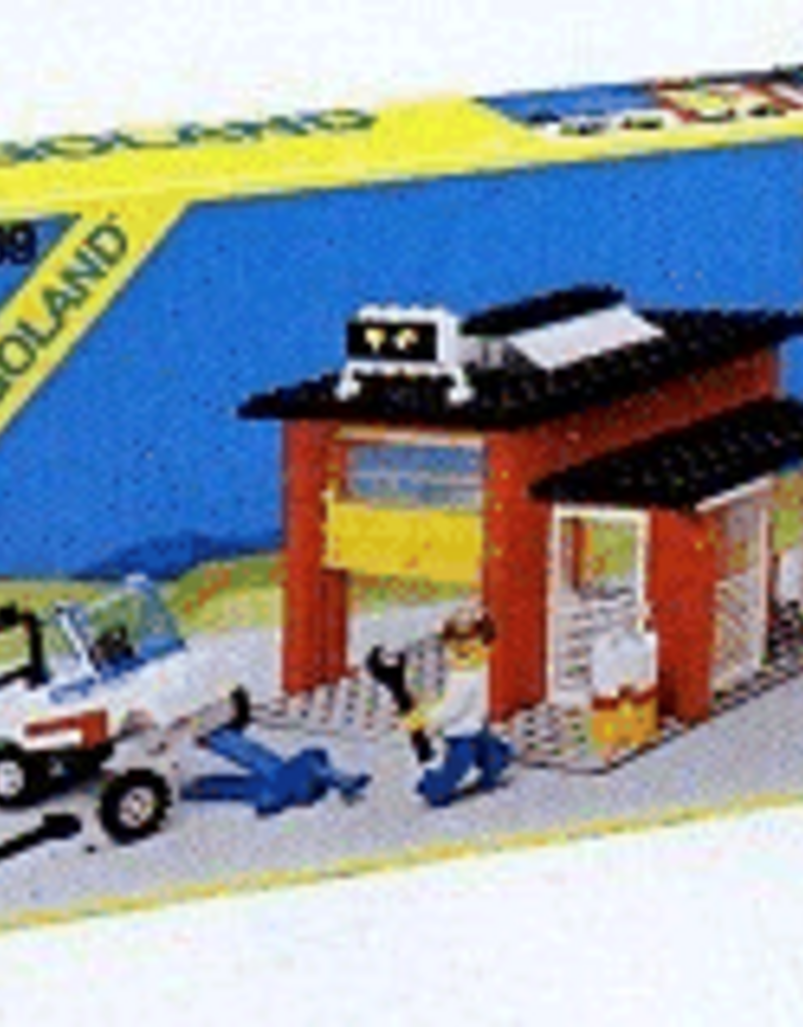 LEGO LEGO 6369 Garage LEGOLAND Zonder doos Met Boekje Gebruikt