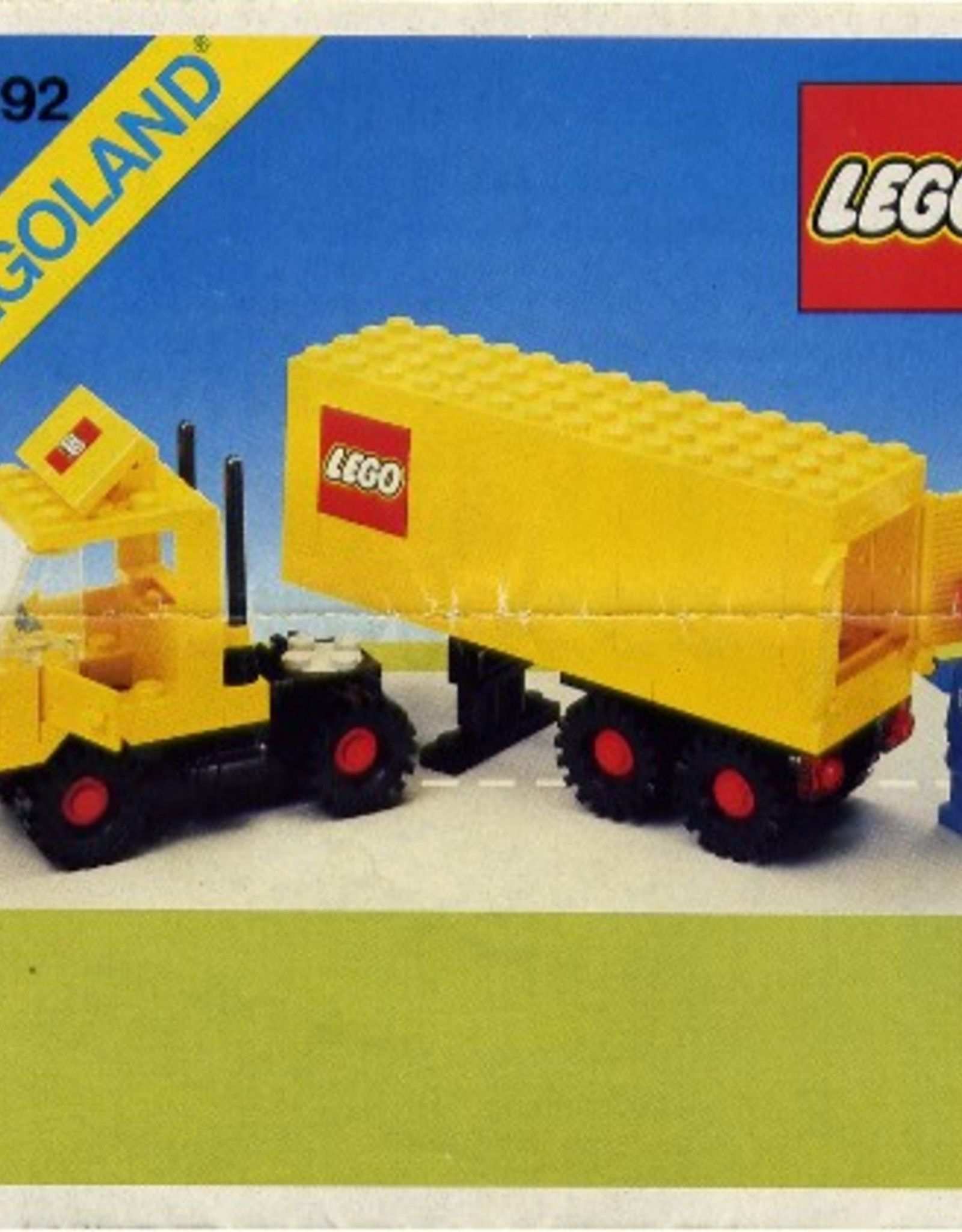 LEGO LEGO 6692 Tractor Trailer LEGOLAND Zonder doos Met Boekje Gebruikt