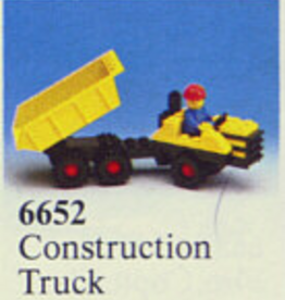 LEGO 6652 Construction Truck LEGOLAND Zonder doos Met Boekje Gebruikt