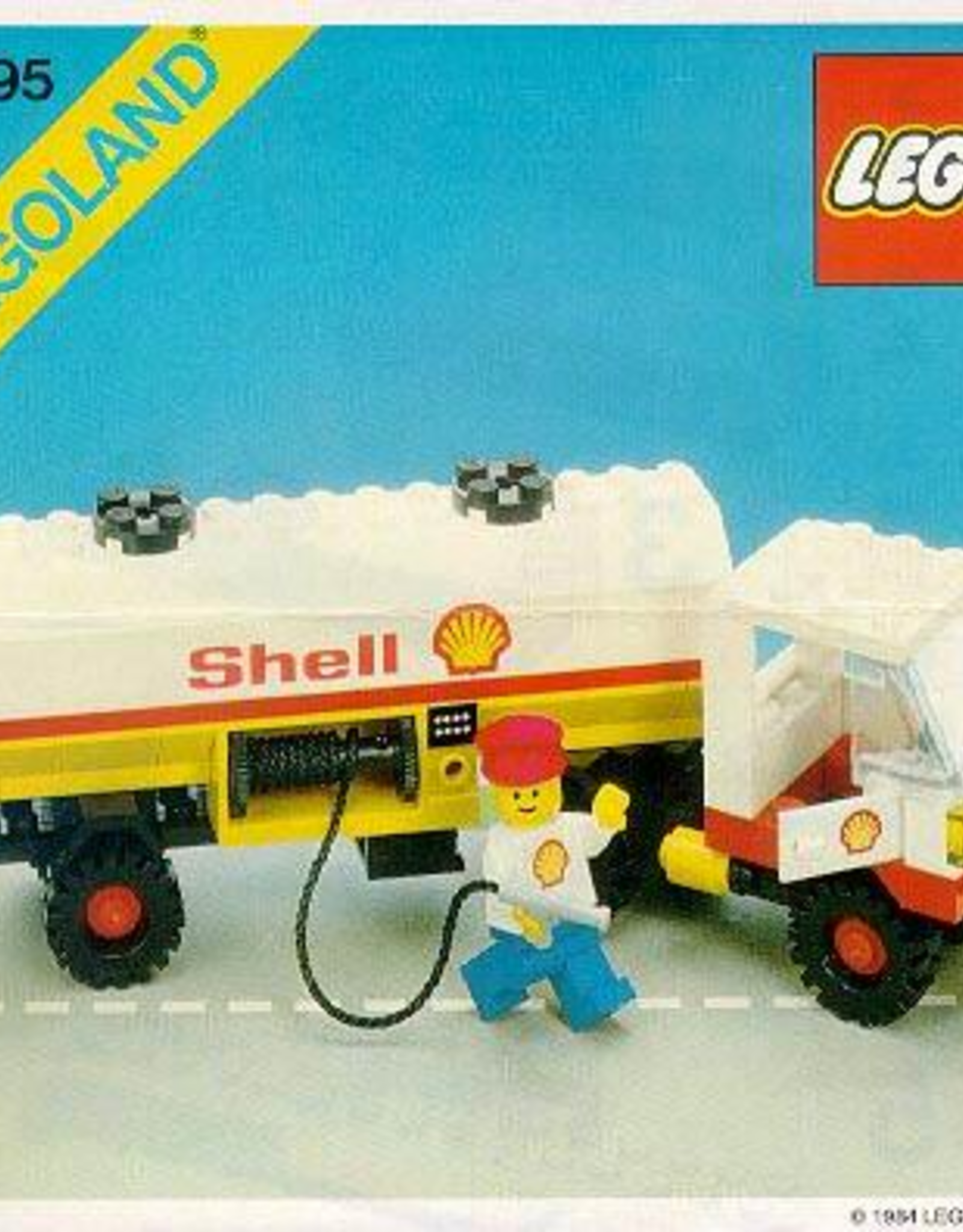 LEGO LEGO 6695 Shell Tanker LEGOLAND Zonder doos Met Boekje Gebruikt