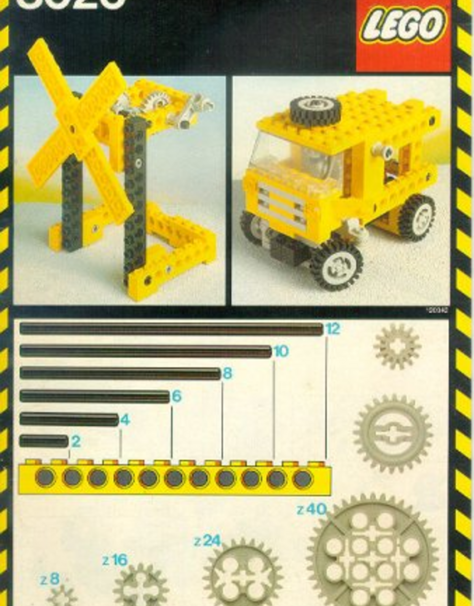 LEGO LEGO 8020 Building Set TECHNIC Zonder doos Met Boekje Gebruikt