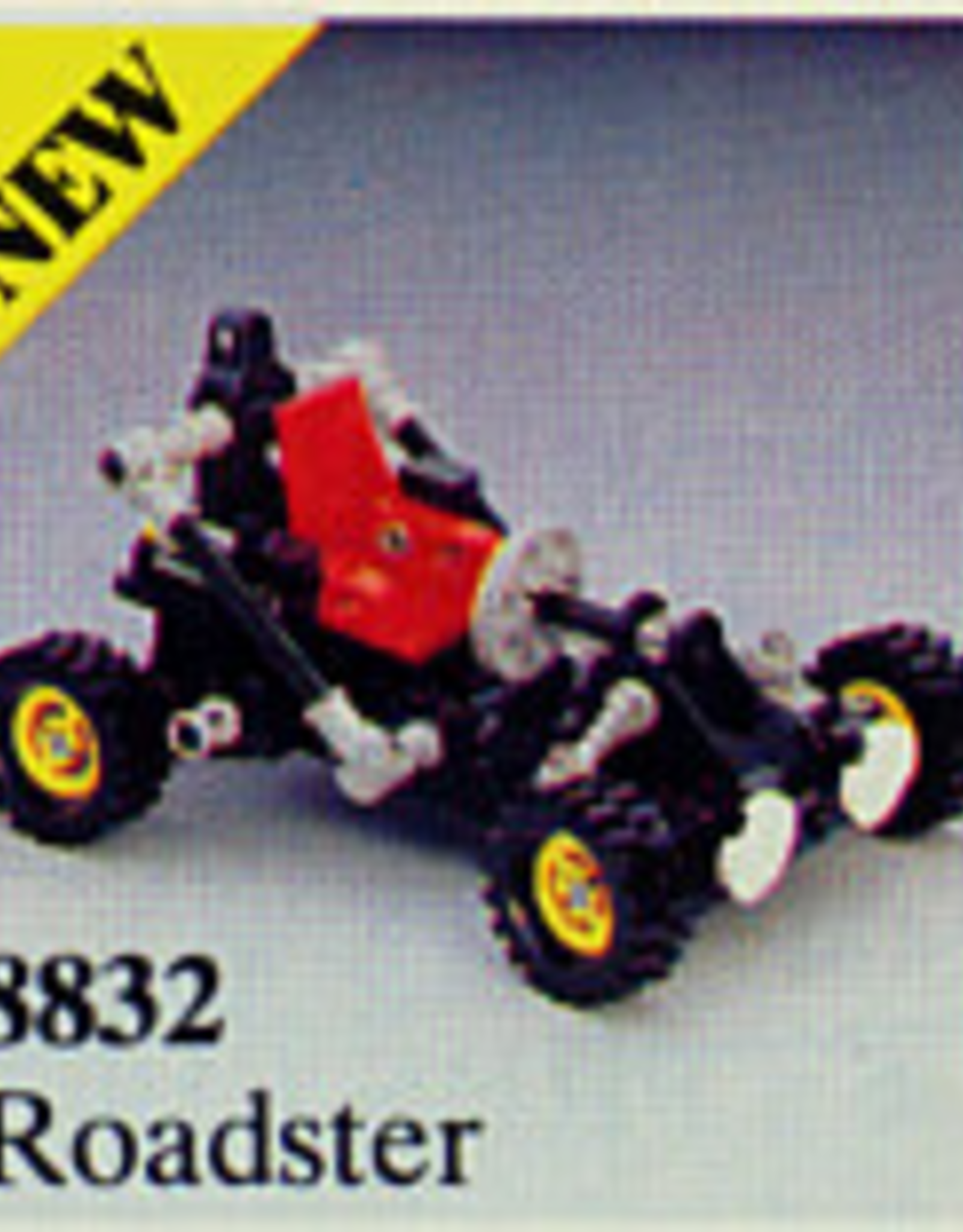 LEGO LEGO 8832 Roadster TECHNIC Zonder doos Met Boekje Gebruikt