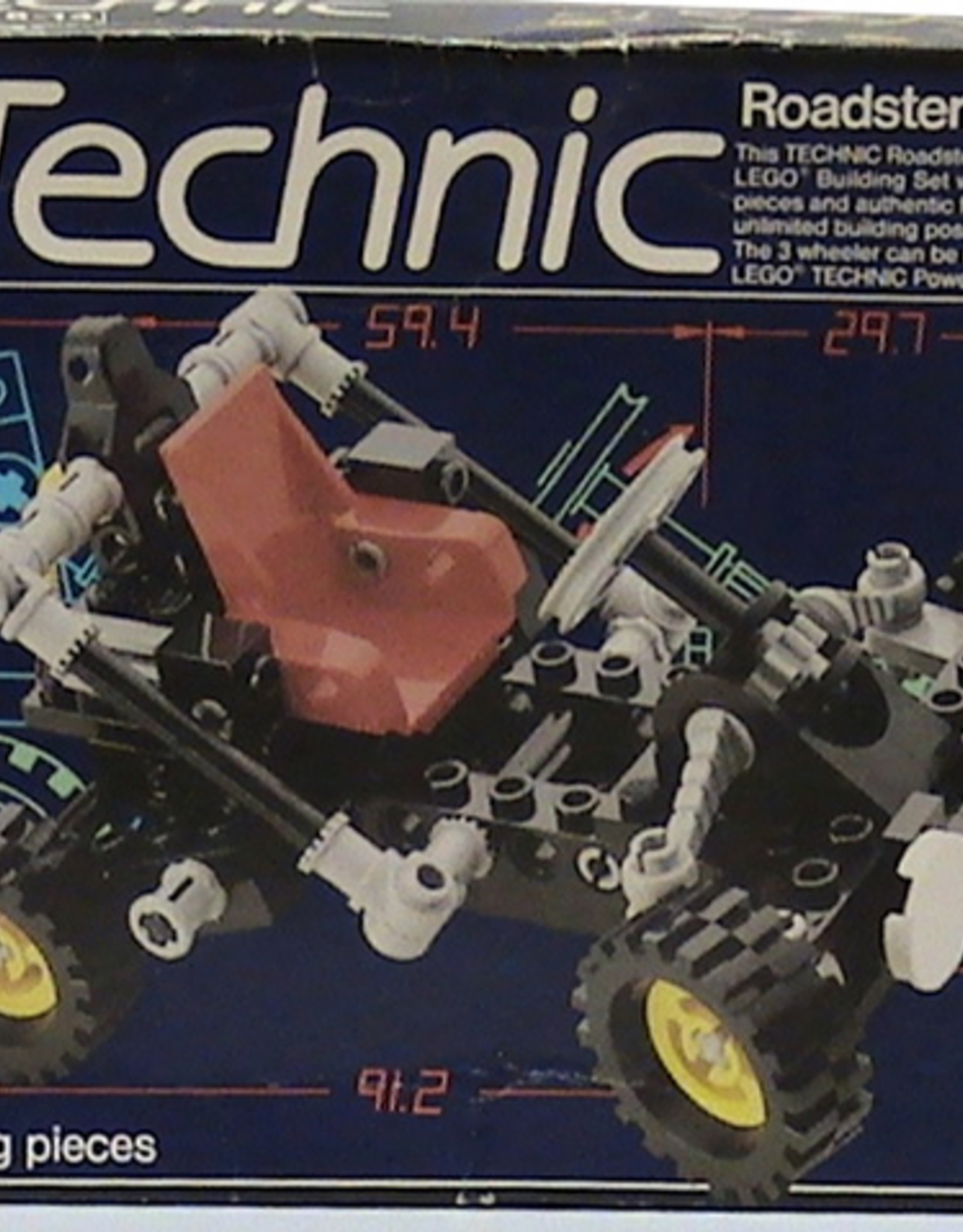 LEGO LEGO 8832 Roadster TECHNIC Zonder doos Met Boekje Gebruikt