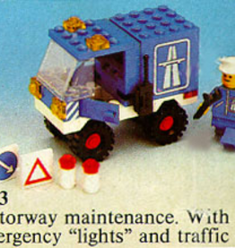 LEGO 6653 Highway Emergency Van LEGOLAND Zonder doos Met Boekje Gebruikt