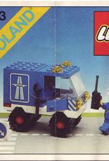 LEGO LEGO 6653 Highway Emergency Van LEGOLAND Zonder doos Met Boekje Gebruikt