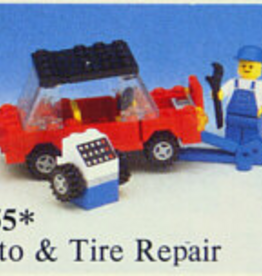 LEGO 6655 Auto & Tire Repair LEGOLAND Zonder doos Met Boekje Gebruikt
