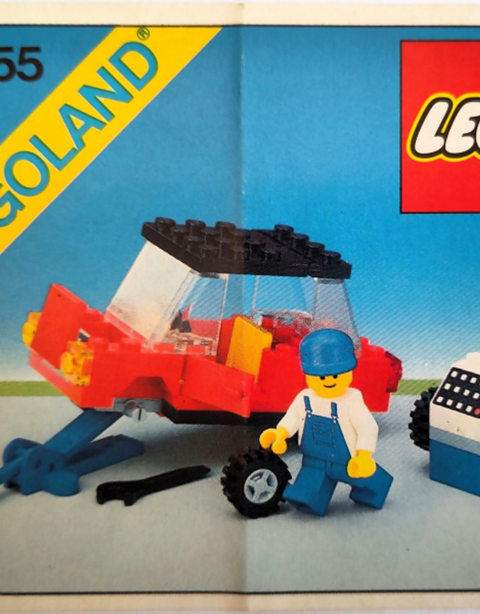 LEGO LEGO 6655 Auto & Tire Repair LEGOLAND Zonder doos Met Boekje Gebruikt