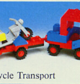 LEGO 6654 Motorcycle Transport LEGOLAND Zonder doos Met Boekje Gebruikt