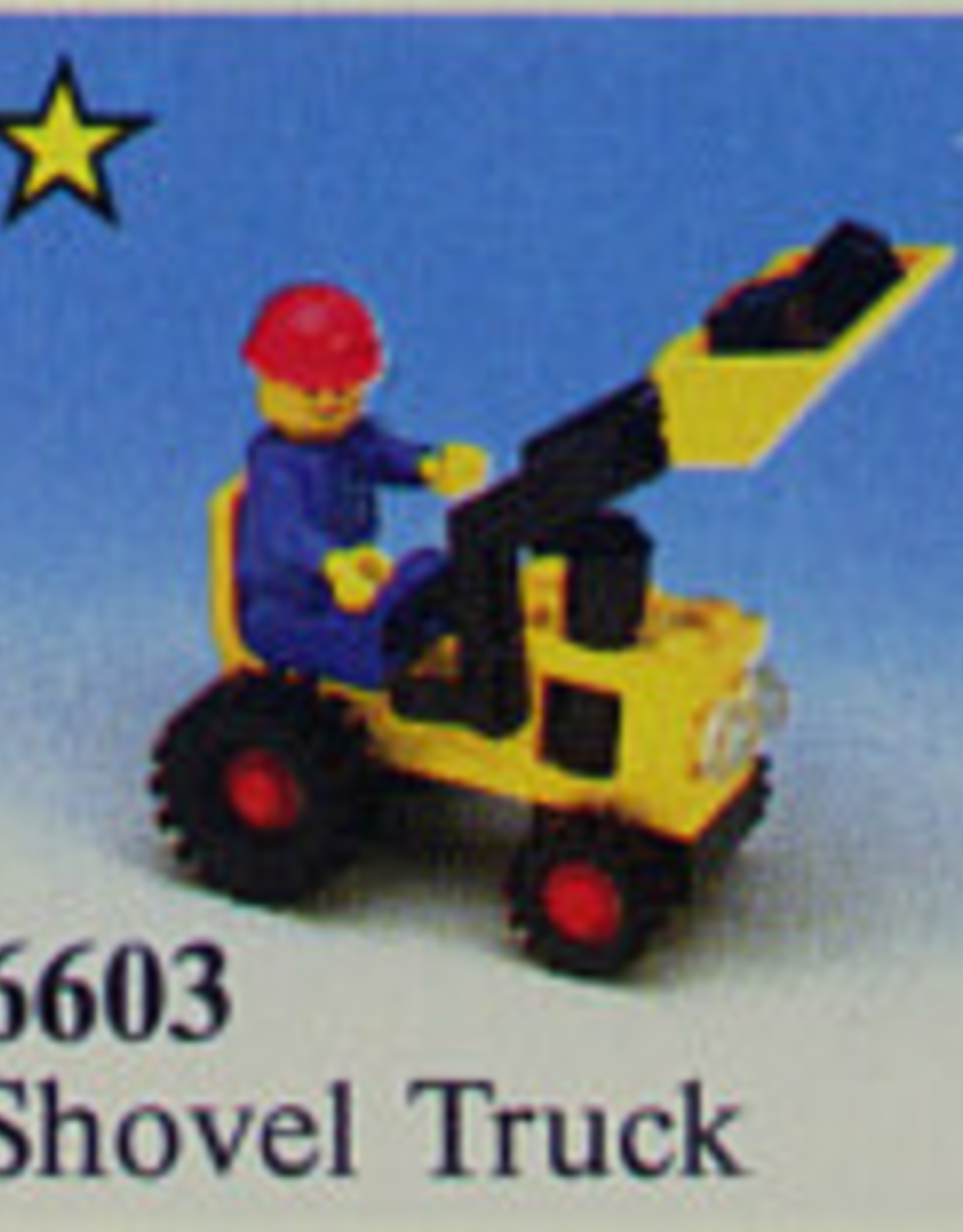 LEGO LEGO 6603 Shovel Truck LEGOLAND Zonder doos Met Boekje Gebruikt