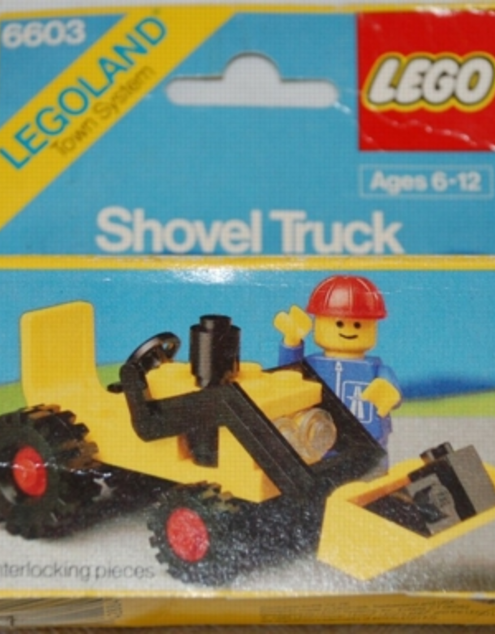 LEGO LEGO 6603 Shovel Truck LEGOLAND Zonder doos Met Boekje Gebruikt