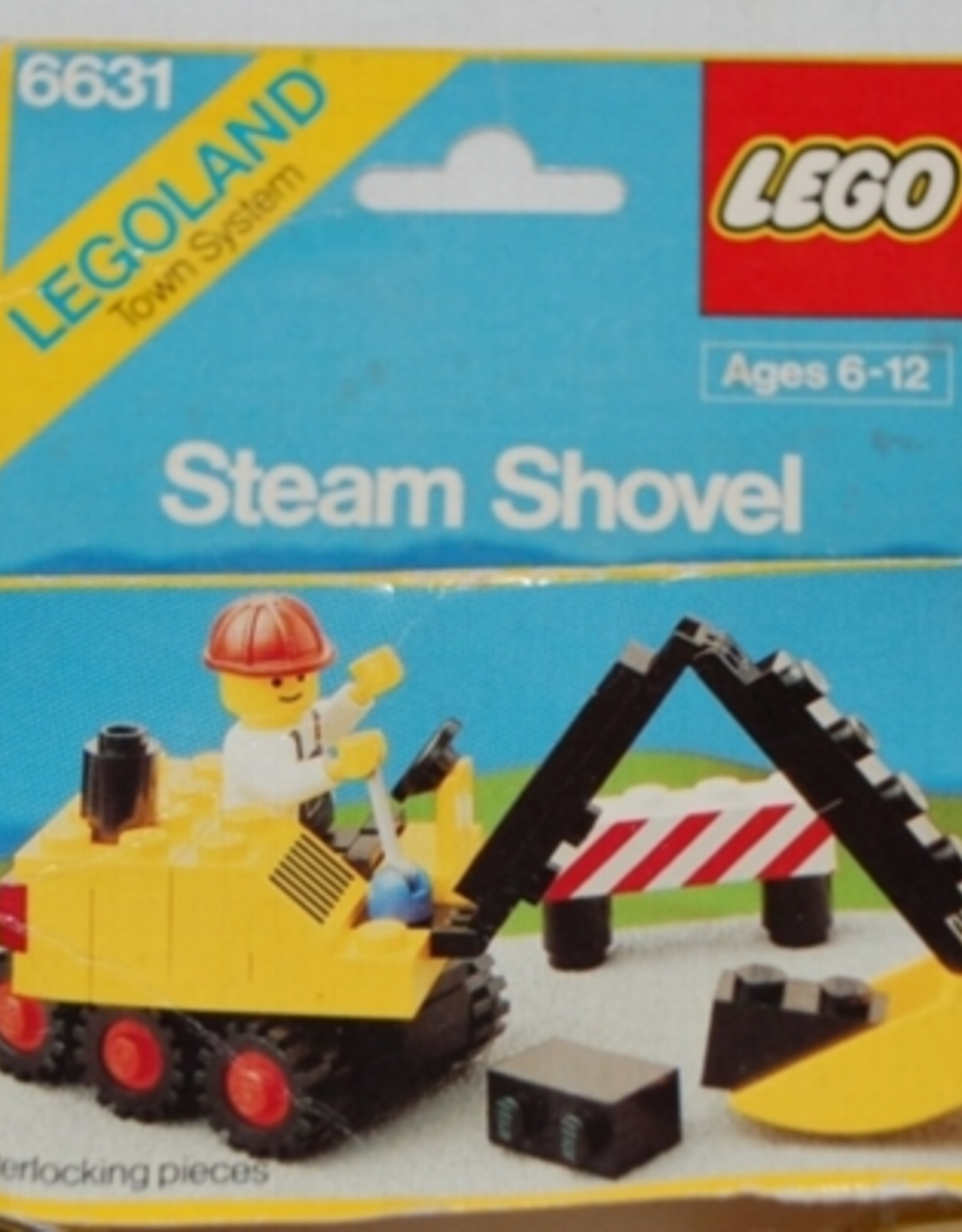 LEGO LEGO 6631 Steam Shovel LEGOLAND Zonder doos Met Boekje Gebruikt