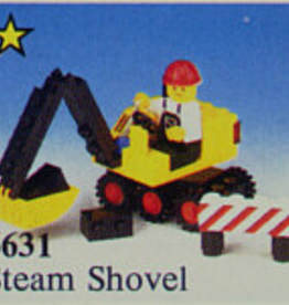 LEGO 6631 Steam Shovel LEGOLAND Zonder doos Met Boekje Gebruikt