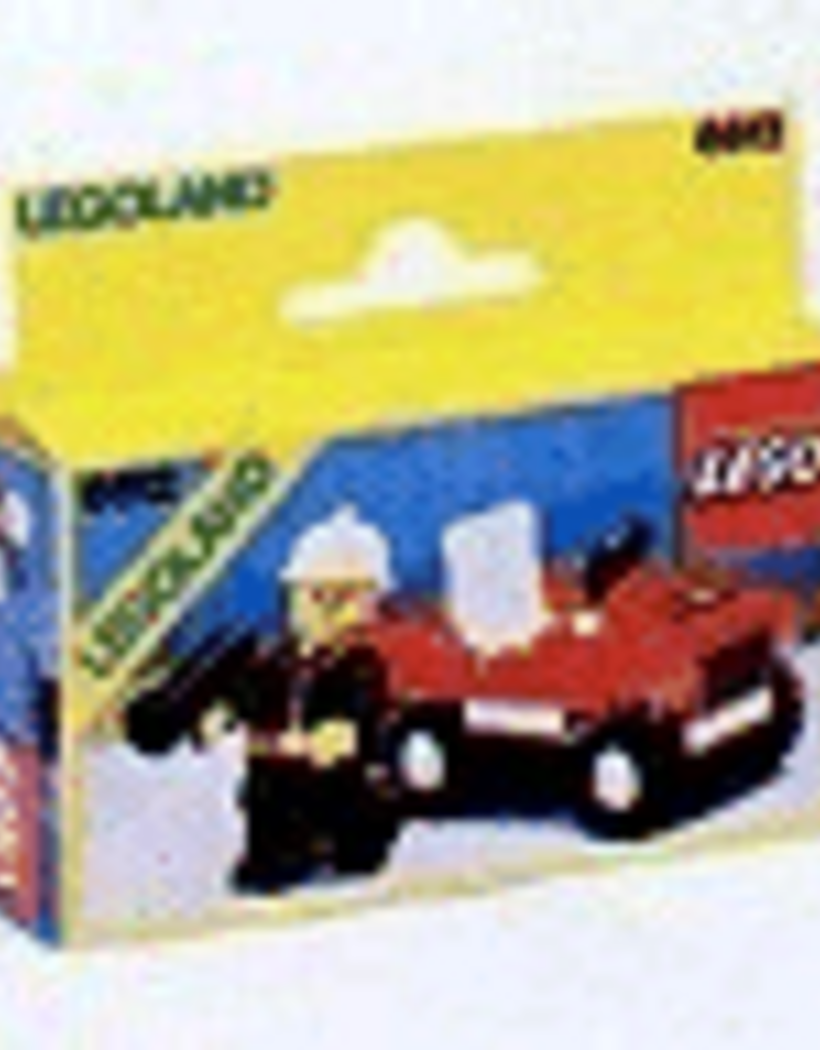 LEGO LEGO 6612 Fire Chief's Car LEGOLAND Zonder doos Met Boekje Gebruikt
